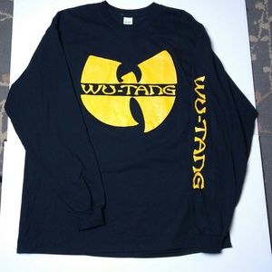 WU-TANG CLAN black L/S graphic tee
